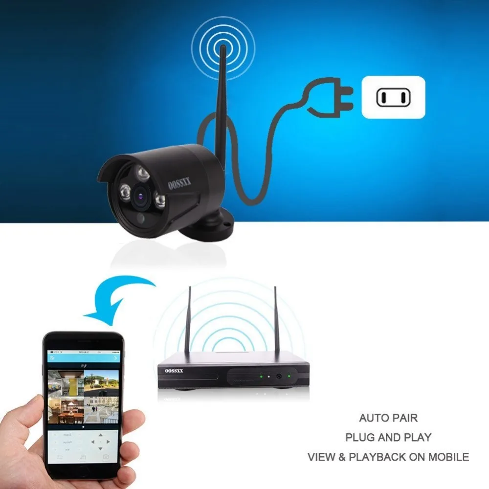 Камера видеонаблюдения OOSSXX 960P HD IP IP67 водонепроницаемая 1 3 МП P2P Onvif IP|Камеры