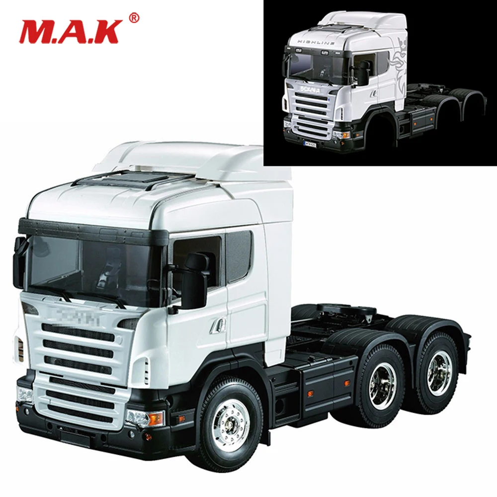 Красный/белый Цвета 1/14 RC Аксессуар для грузовика Неокрашенный автомобиля Midtop