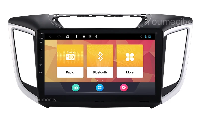 Discount Youmecity Android 8.1 Car DVD For Hyundai IX25 Creta 2014-2018 year GPS Radio Video Multimedia Player Capacitive IPS Screen RDS 5