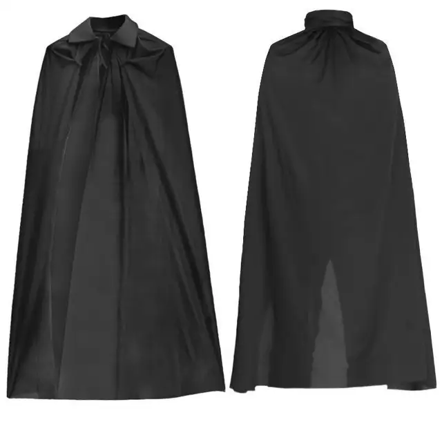 Adult Witch Long Black Cloaks Hood Cape halloween costumes for women