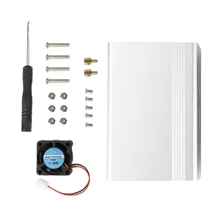 Защитный металлический чехол из алюминиевого сплава с охлаждающим вентилятором для Raspberry Pi 3 B