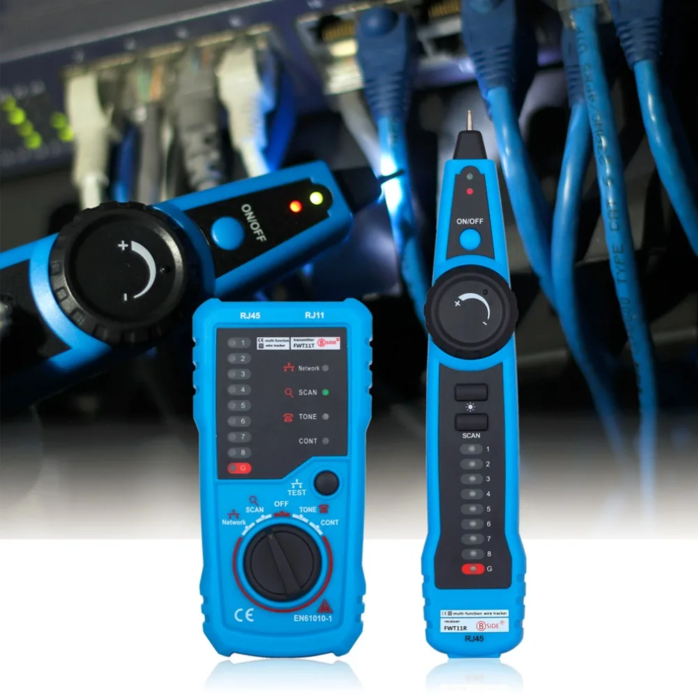 RJ45 Crimper LAN Tester Ethernet Detector Line Finder RJ11 Cat5 Cat6 LAN Network Cable Tester Telephone Wire Tracker Lan Test RJ45 Crimper LAN Tester Ethernet Detector Line Finder RJ11 Cat5 Cat6 LAN Network Cable Tester Telephone Wire Tracker Lan Test