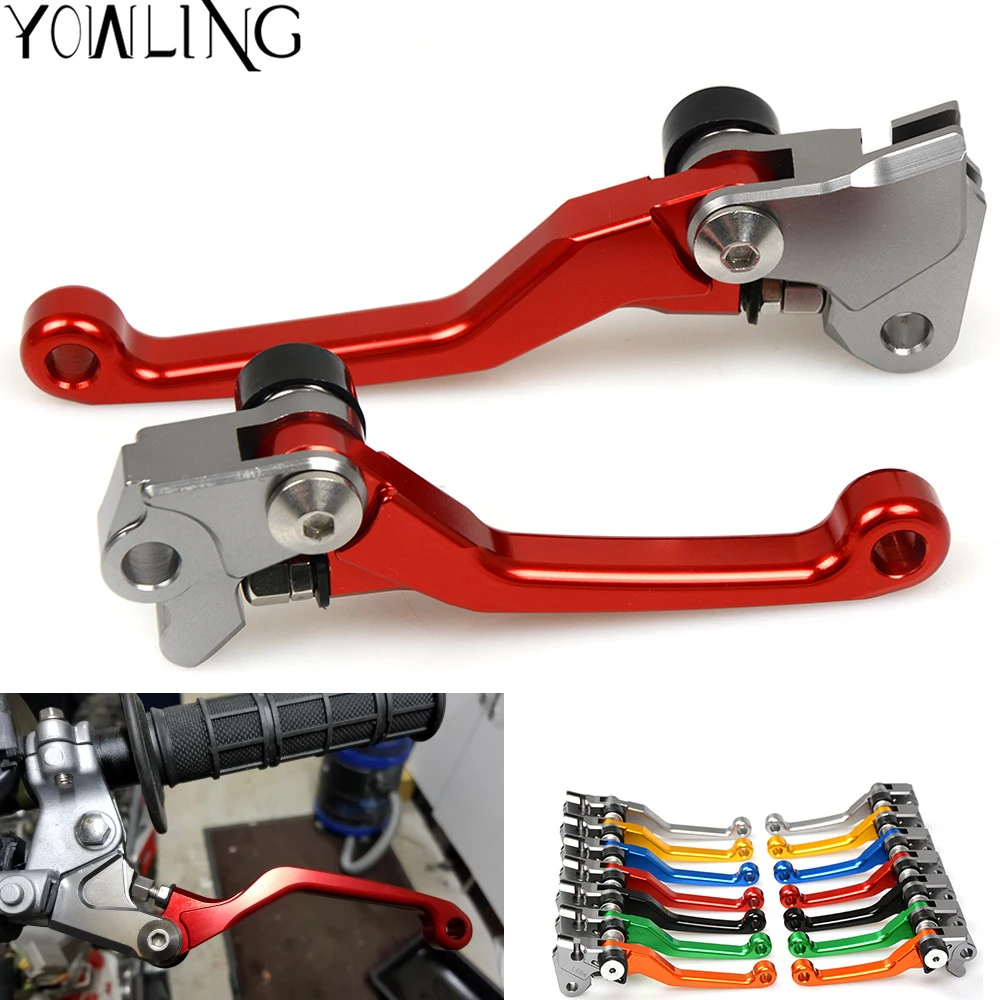 CNC Pivot Brake Clutch Levers Dirt Bike For HONDA CR80R CR85R CR125R CR250R CRF150R CRF450R 92-16 CR 80 85 125 250 CRF 150 450 R
