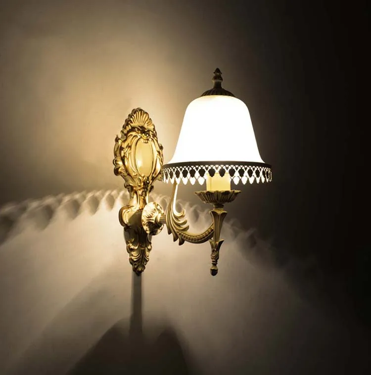 Роскошный европейский подвесной светильник E27 Винтажный Золотой подвесной светильник для гостиной столовой подвесной светильник Лампада