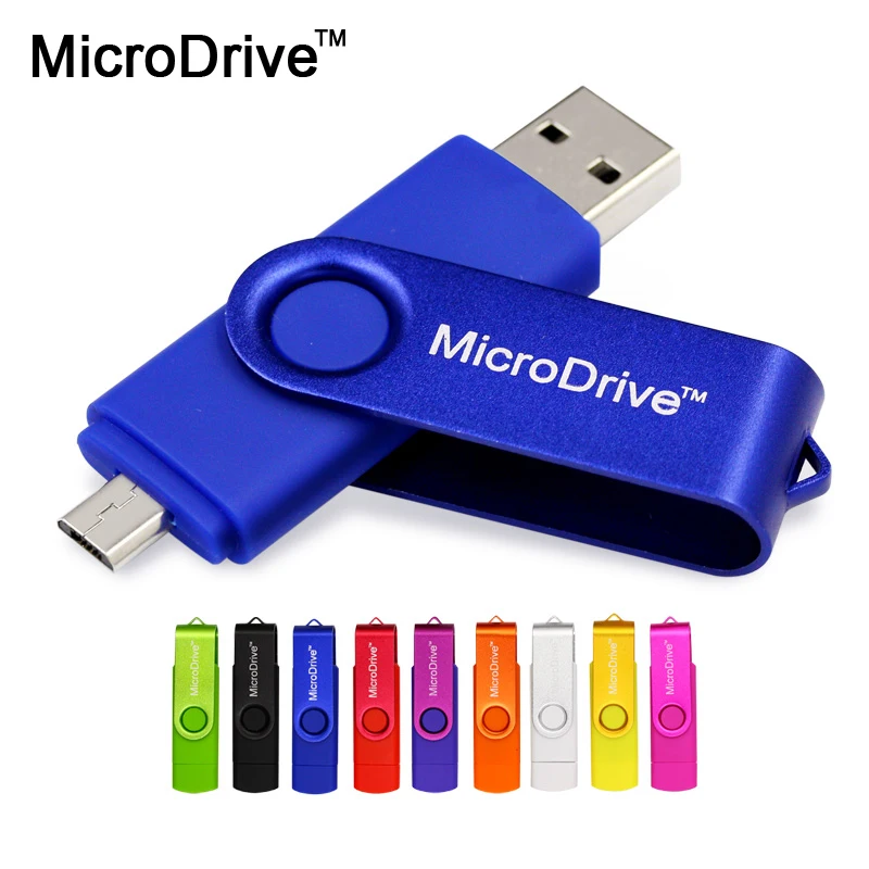 Флэш-накопитель usb OTG для смартфонов tablet PC мобильного хранения 64 ГБ 32 16 8 Флеш