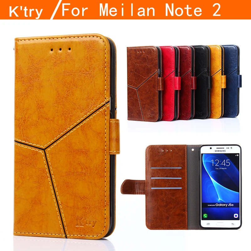 

K'try MEIZU M2 Note case, High Quality Wallet style Flip Leather case For MEIZU M2 Note / Meilan Note 2 Note2 phone case cover