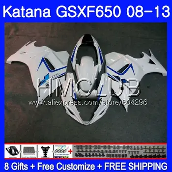 

Kit For SUZUKI KATANA GSXF 650 650F GSX650F 08 09 10 11 12 13 24HM.13 GSXF650 2008 2009 2010 2011 2012 2013 Fairing Full White