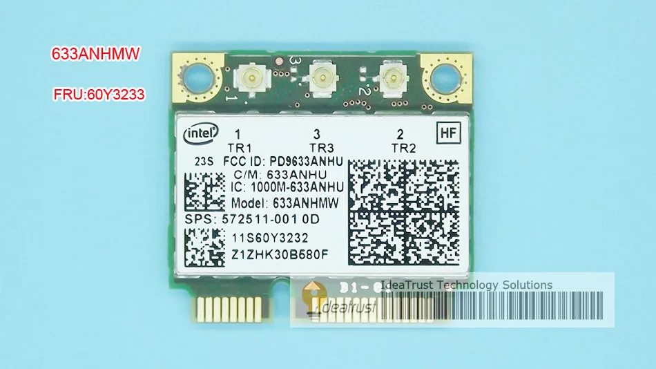 Сетевая карта для Intel 6300 633ANHMW 6300AN Centrino Ultimate-N FRU 60Y3233 WiFi thinkpad Y460 Y560 T420 t430 X230 |