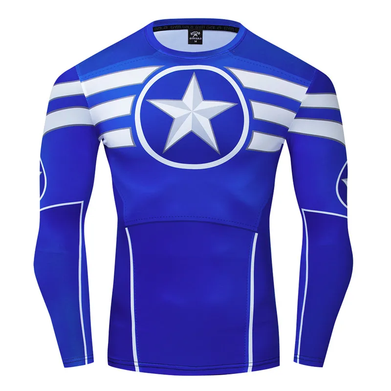 Мужские Утягивающие шорты Мстители Бесконечность войны танос Капитан Америка Железный человек 3D футболка брендовая одежда футболка для фитнеса - Цвет: CT076