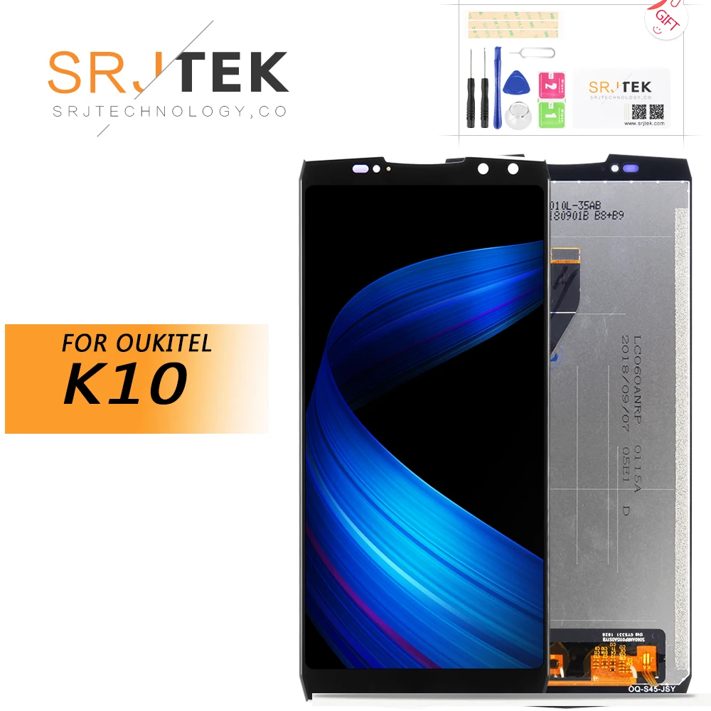 6 0 ''для OUKITEL K10 ЖК дисплей + сенсорный экран 100% оригинал протестированный