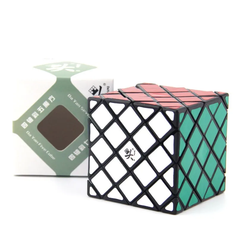 Даян 4-осевой 7-ранг Magic Cube Логические косой странные-shape форме, благодаря чему создается ощущение невесомости с головоломка высокой сложности безопасный АБС для взрослых надувные игрушки