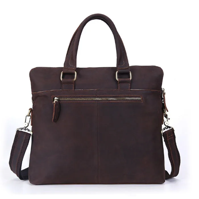 

Brand Men's Handbags Vintage Genuine Leather Shoulder Bags High Quality Briefcase For Men Business Tote ipad New Crossbody Bags