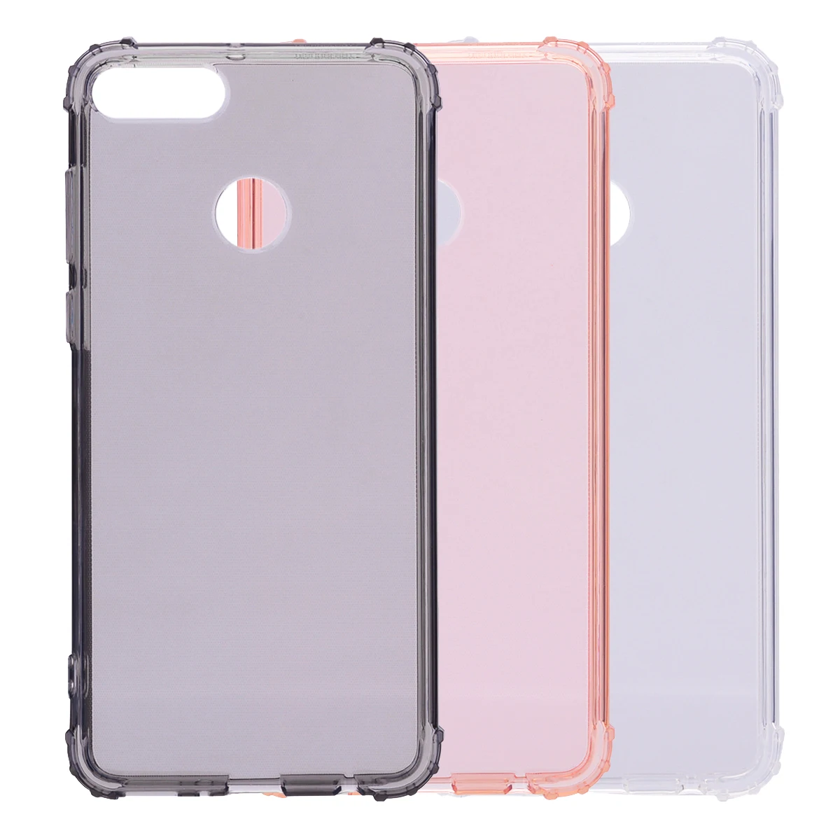 

For Huawei Y9 2018 Case Soft TPU Transparent shockproof Skin Protective Back Cover Cases for huawei y9 2018 full cover shell