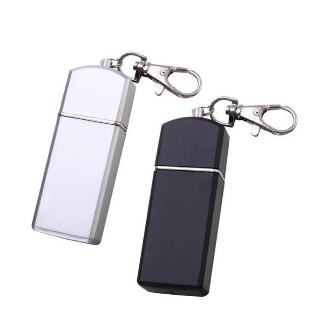 Portable Rectangular Ashtray PRO Smokeless, Elegant Sliding Metal