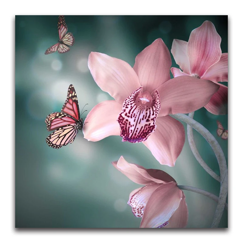 5D diy diamond embroidery 5d diamond Painting Cross Stitch romance Butterfly love flowers Mosaic pattern arts and crafts gift