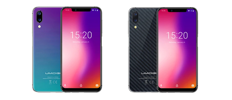 UMIDIGI One Pro, глобальная версия, 5,9 дюймов, 12 Мп+ 5 МП, двойной, 4G, мобильный телефон, Беспроводная зарядка, 4 ГБ, 64 ГБ, P23, восьмиядерный смартфон с NFC Fun