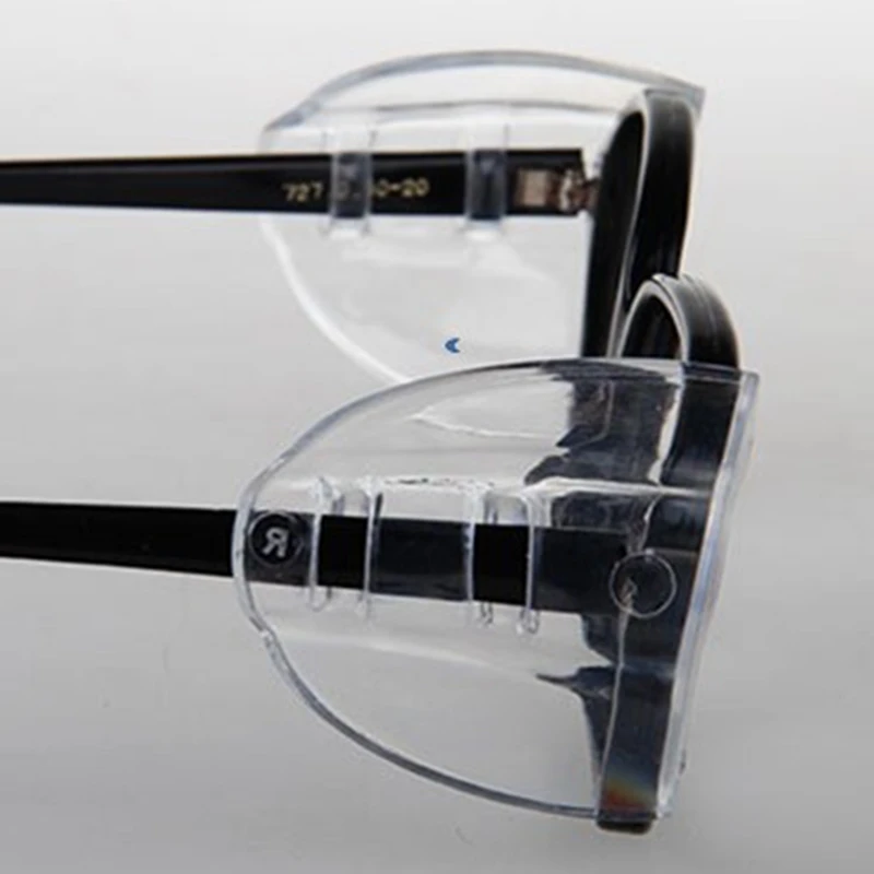 1 пара защитные очки защитные крыла боковые защитные прозрачные Универсальные гибкие боковые щитки