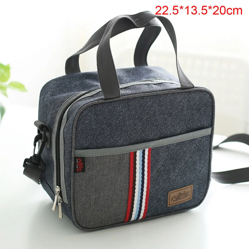 New Fashion Lunch Bags Portable Insulated Lunch Bag For Women Men Kids Thermos Cooler Adults Tote Box