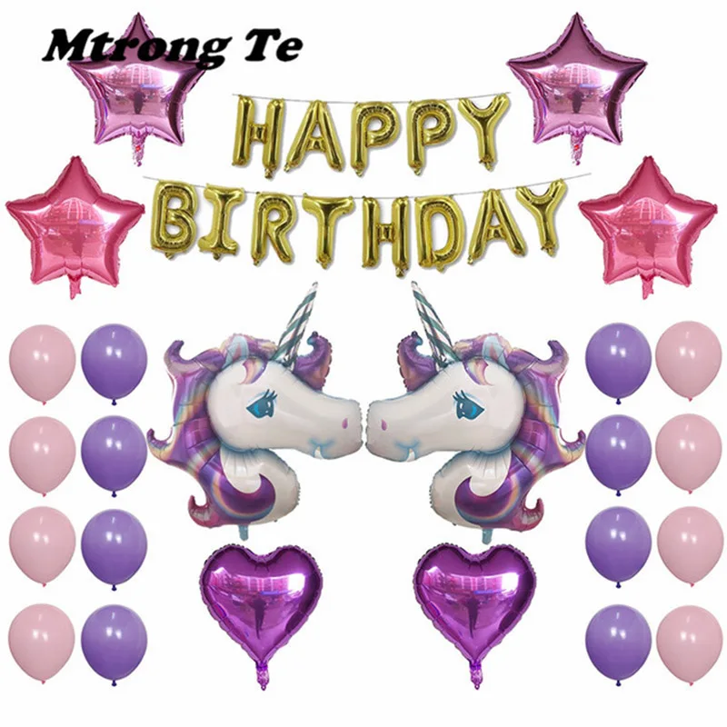Gran 3D unicornio arco iris de helio Globos de papel de aluminio de cumpleaños suministros de fiesta tema decoración bebé niños juguetes Globos Gran 3D unicornio arco iris de helio Globos de papel de aluminio de cumpleaños suministros de fiesta tema decoración bebé niños juguetes Globos