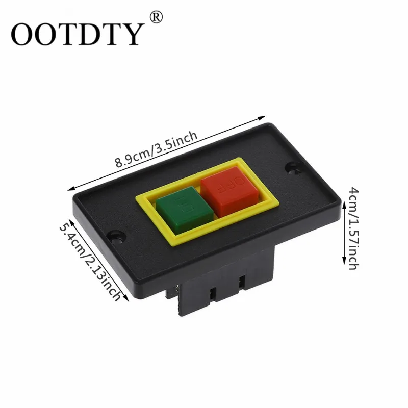 AC 380V 2KW I/O On Off Start Stop Push Button Switch 6 Screw Terminals QCS1 photo