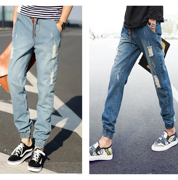 denim training pants