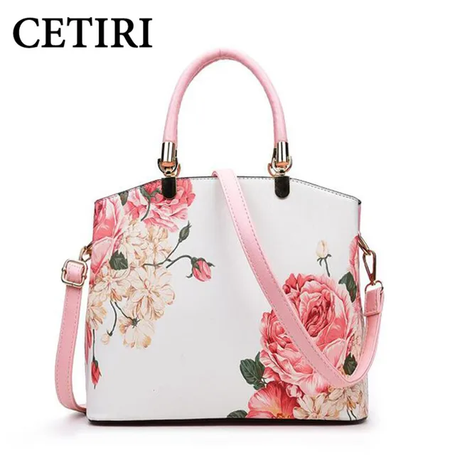 CETIRI Pink Rose Floral Bag Women Handbag Flower Bag High Quality Luxury Handbags Women Bags ...