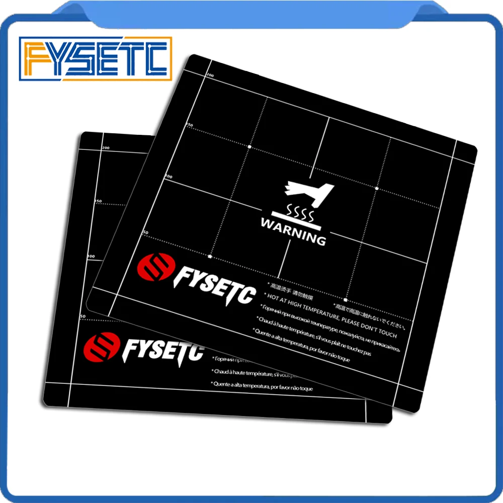 

2pcs 3D Printer Parts Heat Hot Bed Sticker 235x235mm Coordinate Printed Surface Build Sheet For Creality ENDER-3 /3s Tevo Flash
