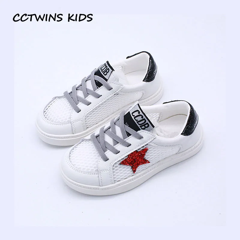 

CCTWINS Kids Shoes 2019 Spring Girls Mesh Breathable Shoes Children Sport Sneakers Babys Boys Star Casual Trainer FSL2295