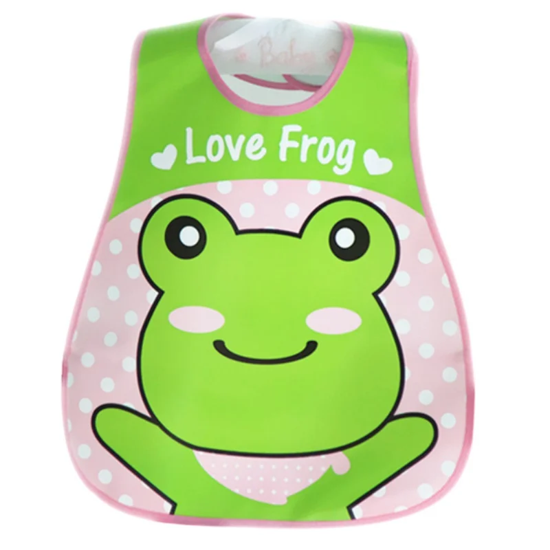 

Lovely Newborn Baby Bibs Waterproof Silicone Feeding Saliva Towel Fruit Print Aprons Baby Bibs