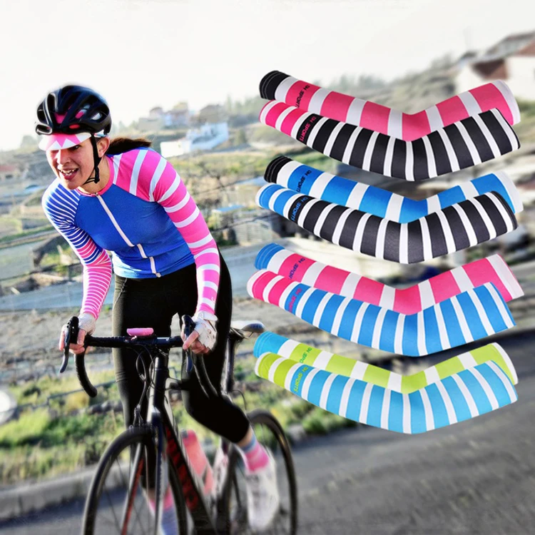 

1 Pair Breathable UV Protection Cycling Running Arm Sleeves Cuff Cover Driving Riding Protective Bike Sport Arm Warmers Sleeves
