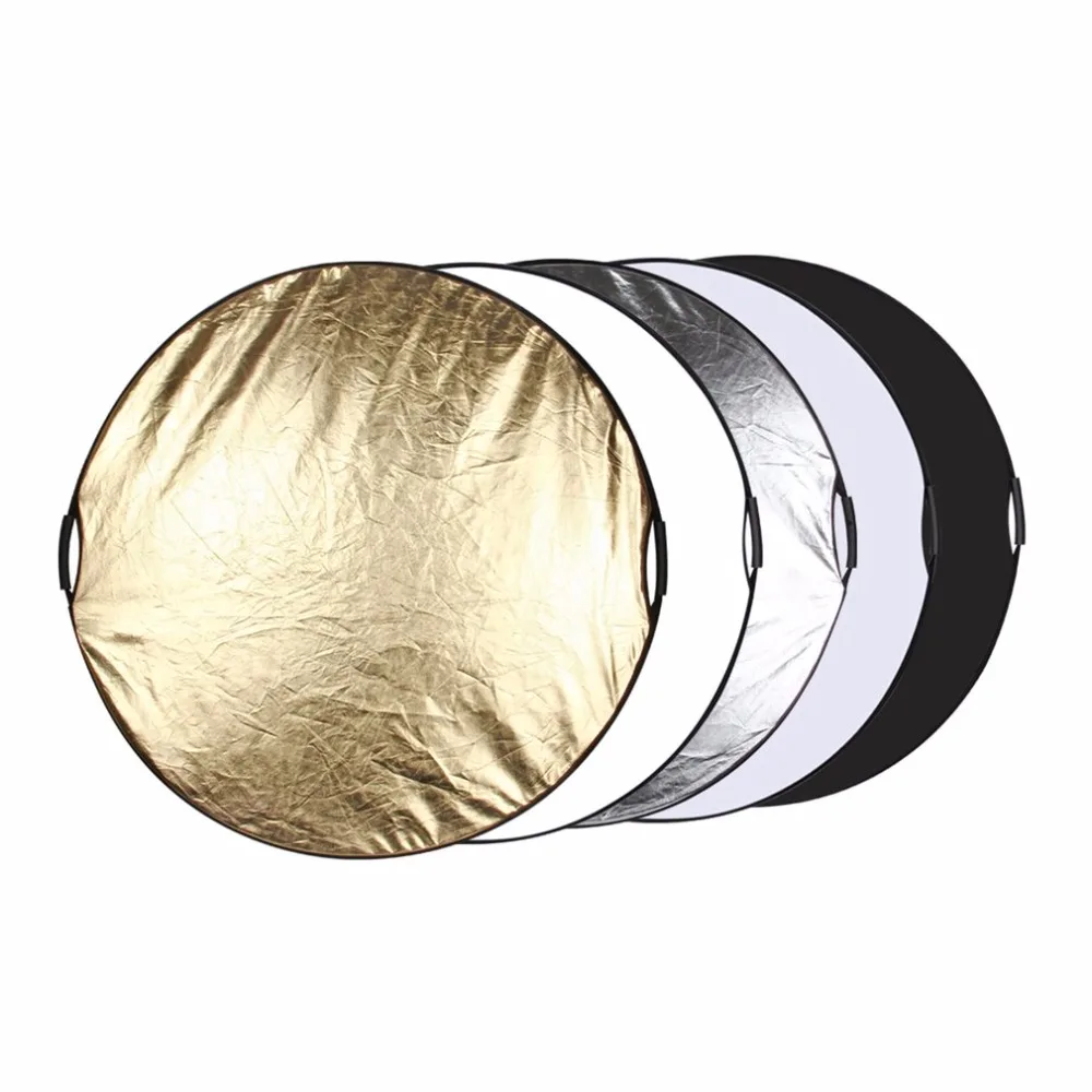 PULUZ 5 in 1 60cm Diameter Collapsible Photo Studio Reflector Board