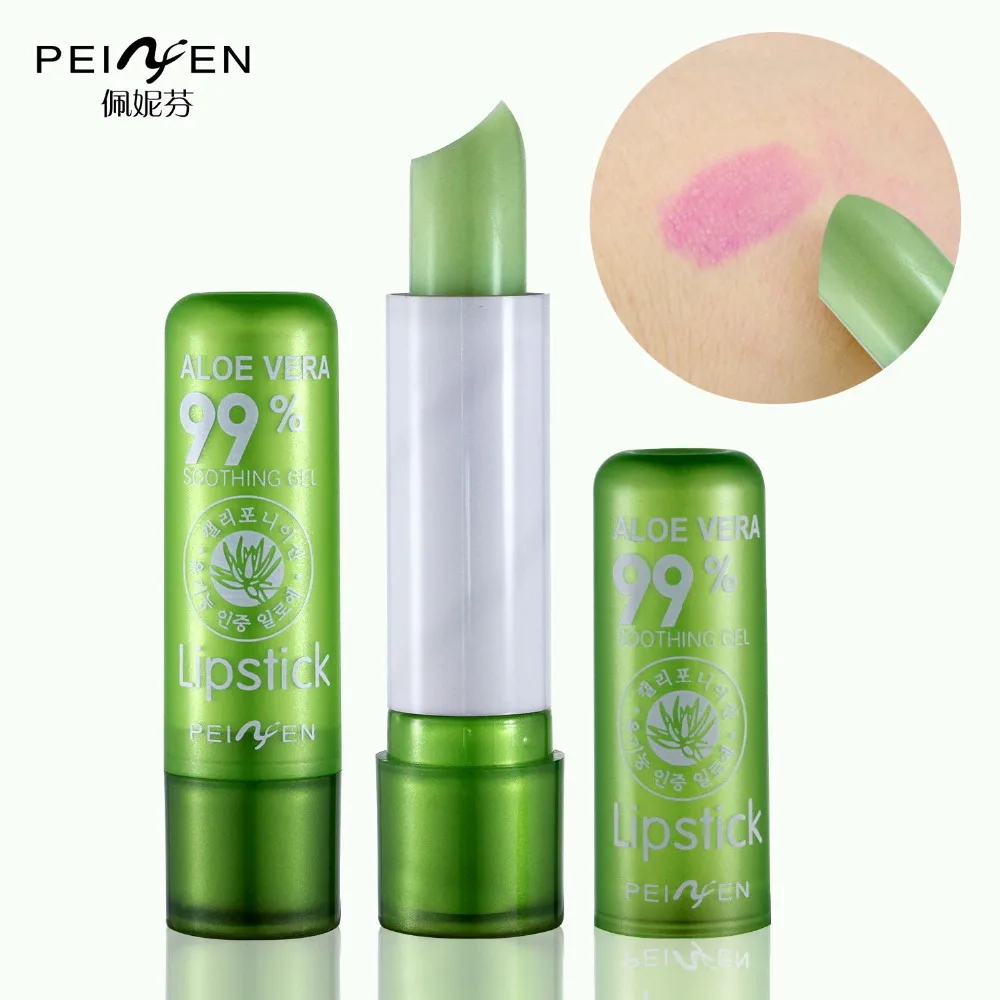 PNF moisturizing lipstick 99% natural Aloe Vera lipstick 3.5g waterproof long lasting temperature change color lip balm PN003 PNF moisturizing lipstick 99% natural Aloe Vera lipstick 3.5g waterproof long lasting temperature change color lip balm PN003