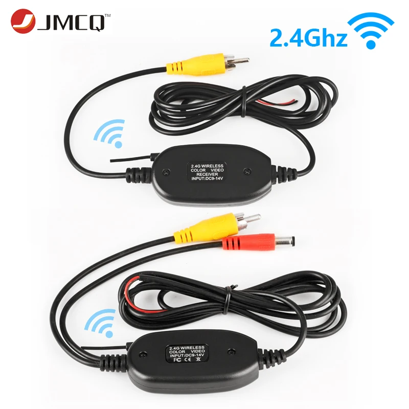 

Jansite 2.4Ghz wireless rearview camera video transmitter Easy to install and receiver kit for automotive rearview monitors