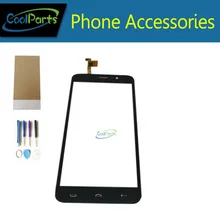 De alta Calidad Para Homtom HT27 Pantalla Táctil Digitalizador de Color Negro con Herramientas/pegamento Cinta 1 PC/Lot