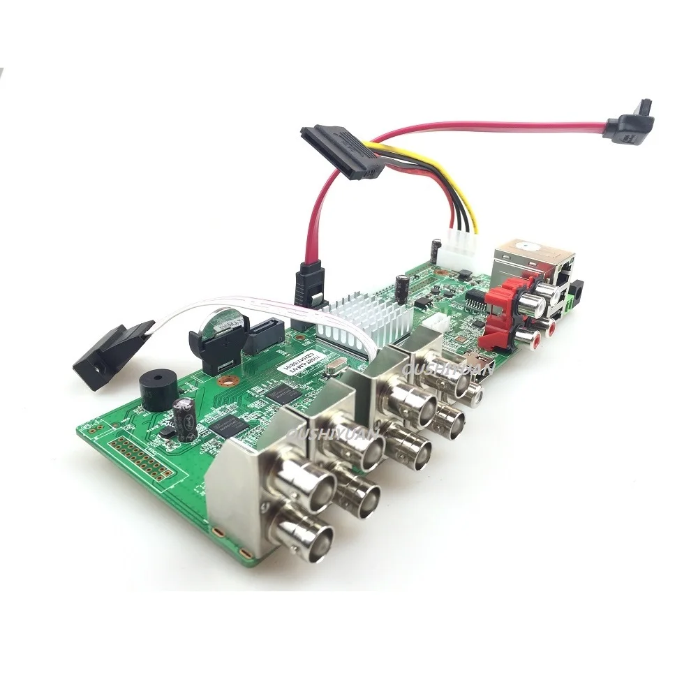 Видеорегистратор H.264 8 каналов 1080N AHD/TVI/CVI/CVBS/ 16 1080P NVR IP 5 в 1 DVR основная плата для