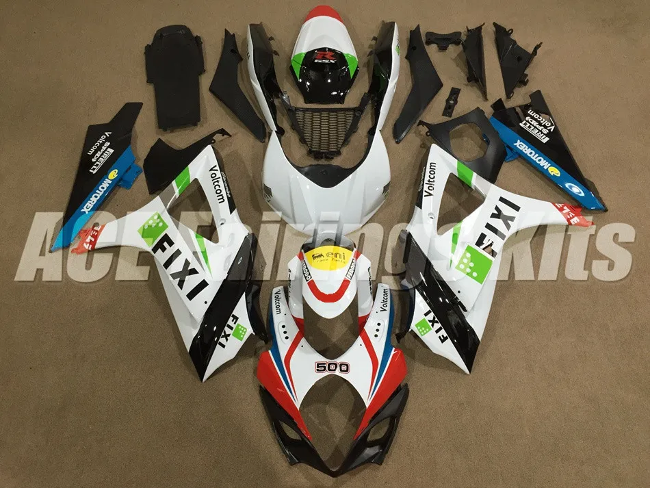 

3Gifts New Motorcycles Fairings kit Fit For Suzuki GSXR1000 K7 2007 2008 GSXR-1000 07 08 ABS Plastic Bodywork custom cool FIXI