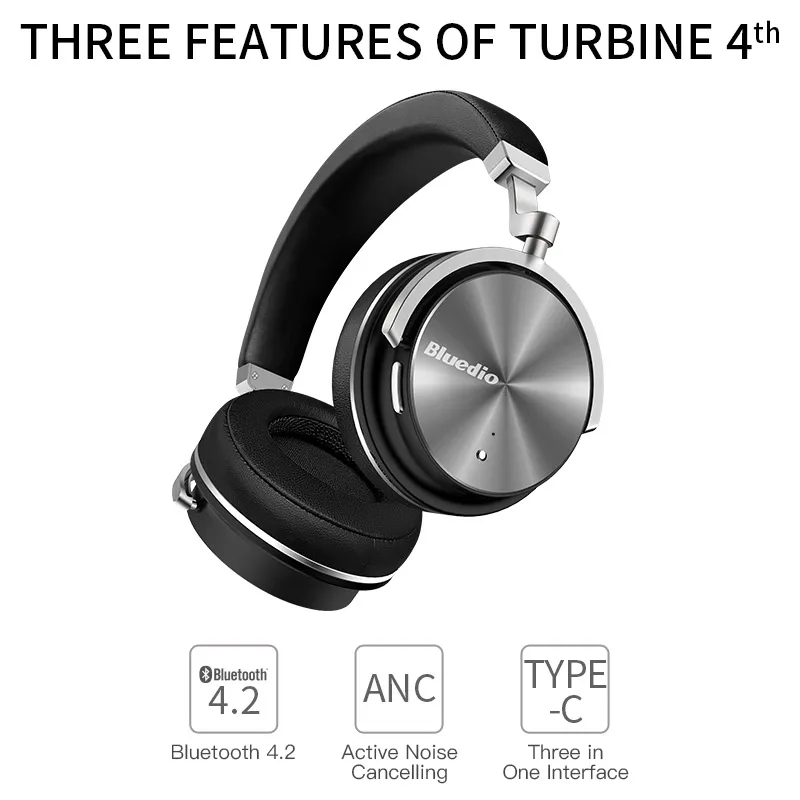 Bluedio T4 Headphone Wireless Bluetooth Headphones/Earphones with Microphone Bluetooth Music Headset 