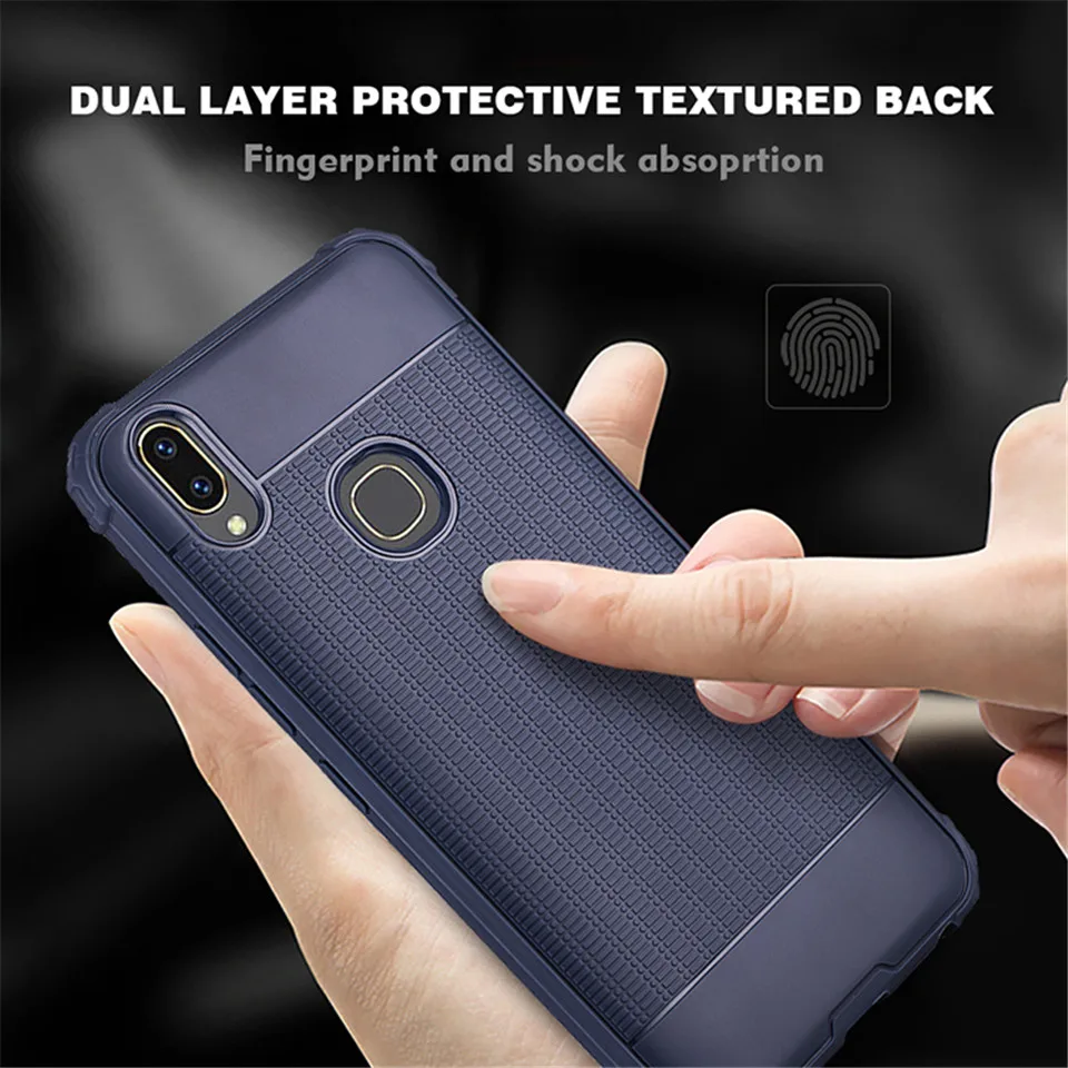 Luxury Tire Pattern TPU Matte Armor Case For VIVO V9 V7 Plus Y75 Y79 Y71 Y71i Y85 NEX Y97 V11 Cover Rubber Silicone Soft Cases |