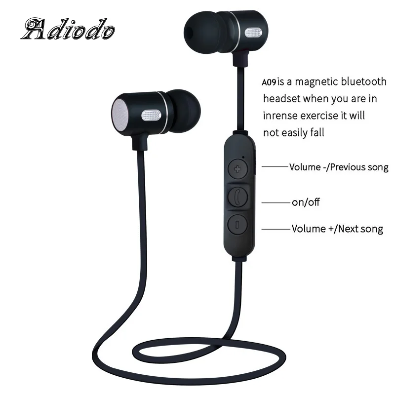 Bluetooth наушники 6 часов работы гарнитура красный/черный беспроводные Hands free для