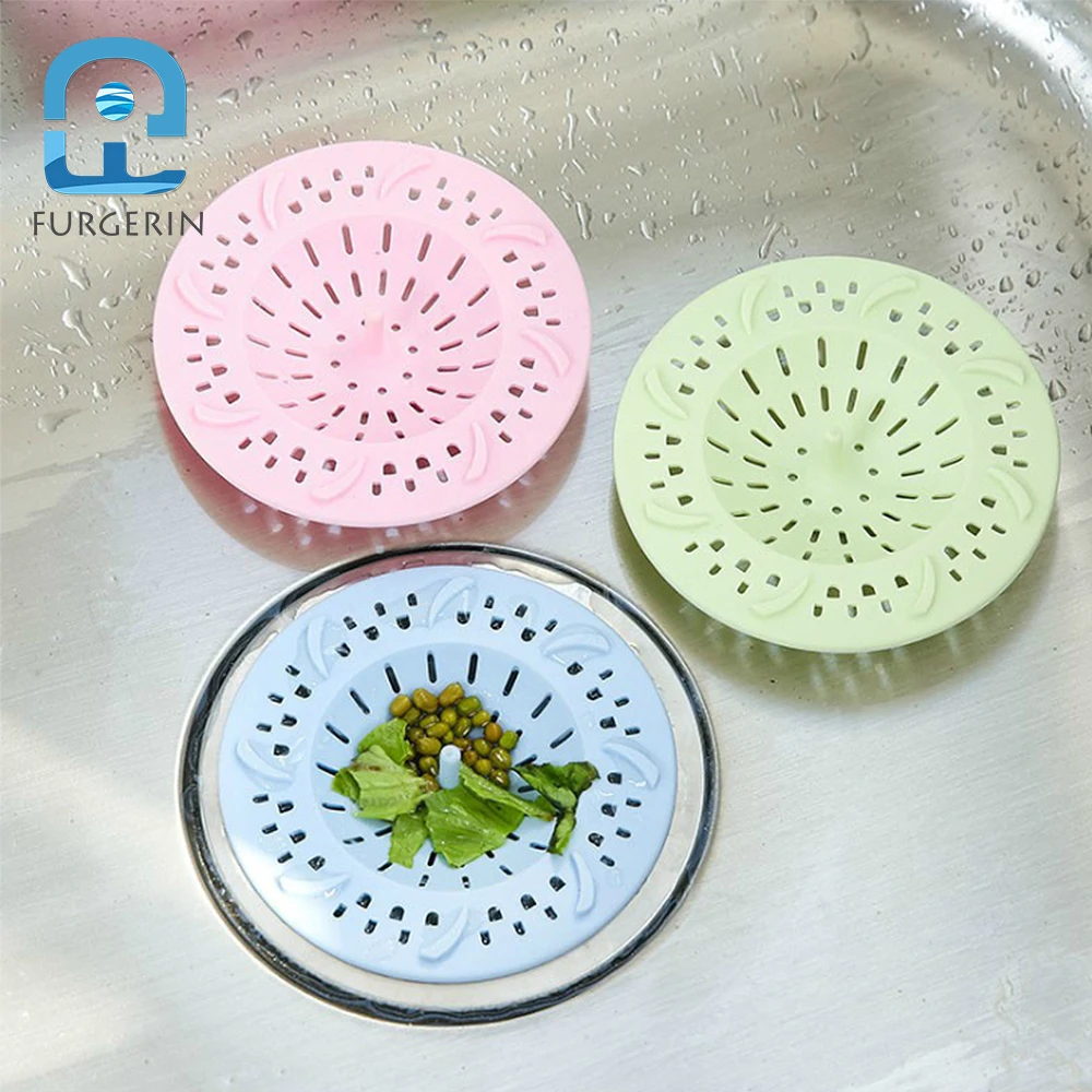 FURGERIN Hair Catcher ситечко для раковины, кухонные аксессуары для ванной комнаты, душевой фильтр, стопор, стопор для волос, крышка для раковины с ручкой