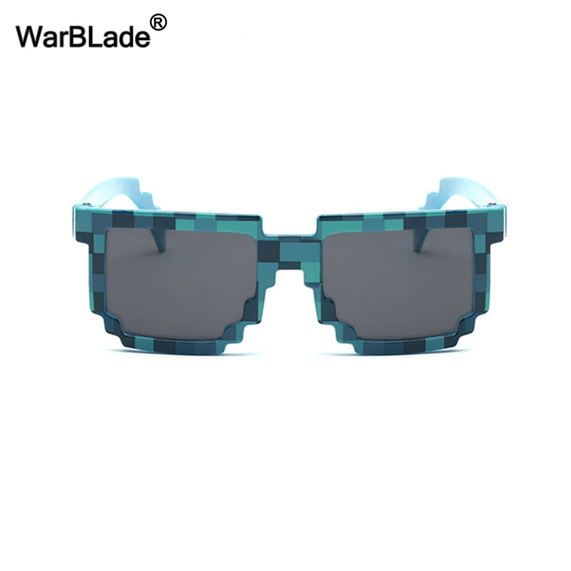 10 teile/los Kinder Sonnenbrille Kleiner Größe Cos Spielen Action Spiel Spielzeug Minecraft Sonnenbrille Mosaik Jungen Mädchen Kinder Pixel Eyewares