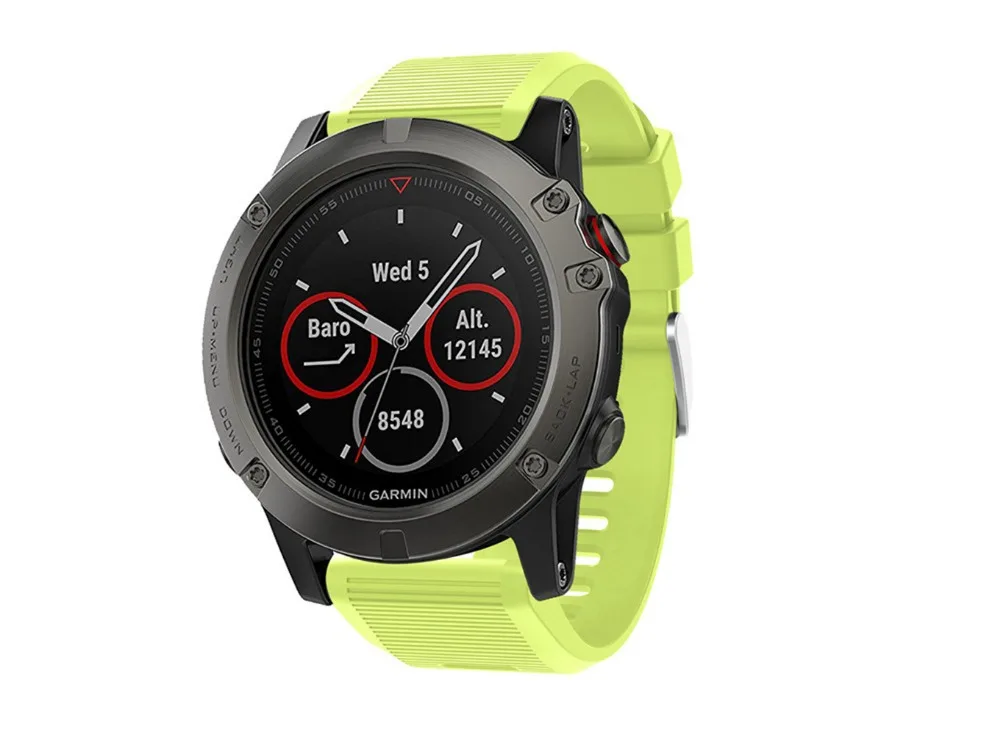 Из силикагеля, мягкий Quick Release ремешок в комплекте ремешок для Garmin Fenix 5X gps Смарт часы фитнес Браслет умные аксессуары Замена