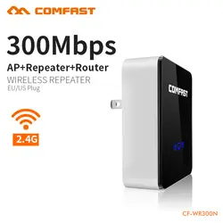 COMFAST беспроводной N Wi Fi ретранслятор 802.11N/B/G сети маршрутизатор Диапазон Expander 300 Мбит/с 2dBi телевизионные антенны усилители сигнала CF-WR300N