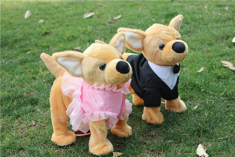 Presentes de Aniversário do Feriado Animais de Estimação Brinquedos do Cão Crianças Figura Ação Eletrônico Robô Casca Carrinho Caminhada Peluche Cães Brinquedos Plsuh Cão 11 ação eletrônico animais de estimação robô brinquedos