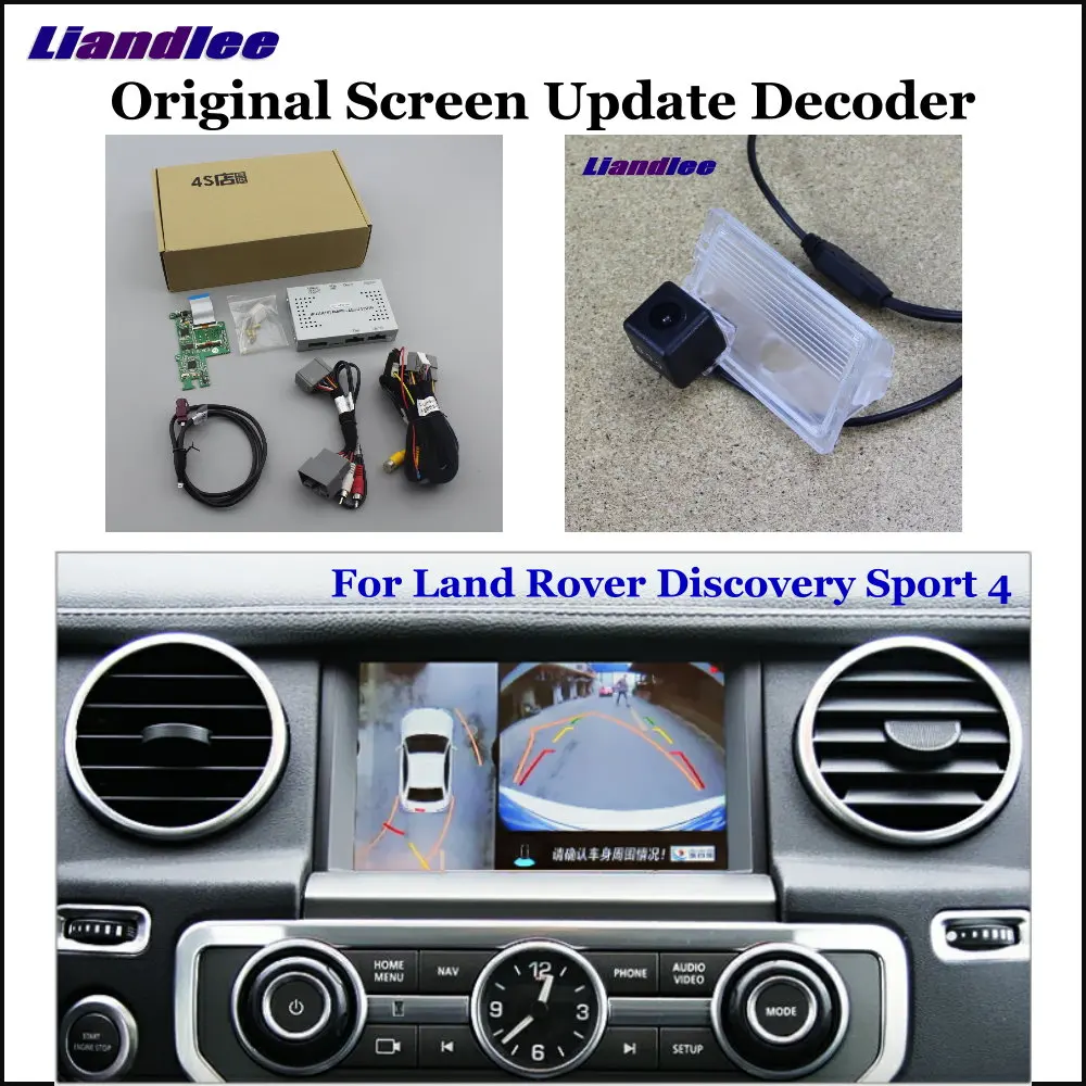 Liandlee автомобиль экран обновление системы для Land Rover Дискавери Спорт 4 задний Обратный парковочная камера цифровой декодер дисплей
