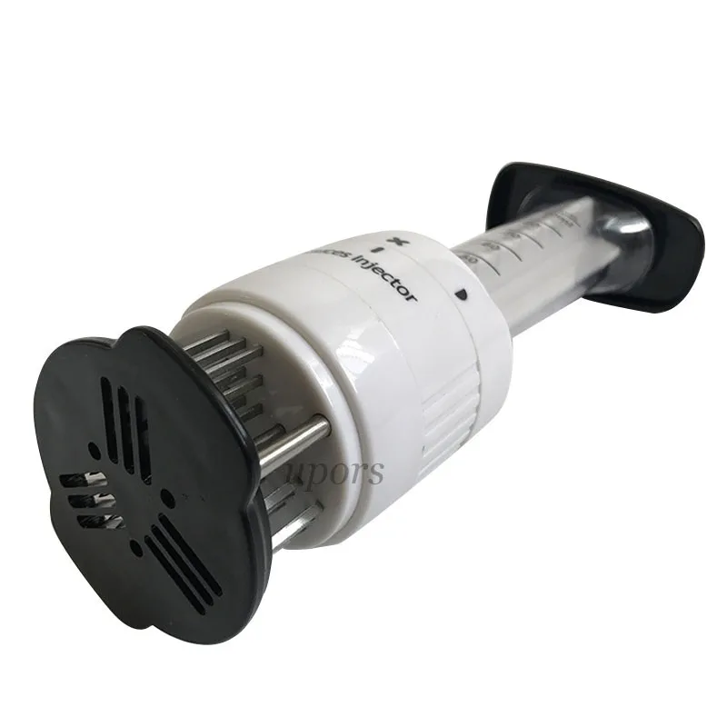 

UPORS 30 Needle Meat Tenderizer Professional Meat Injector Tenderizer Stainless Steel Blade 3OZ Marinade Injector