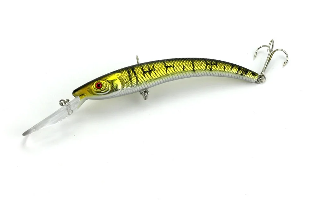 Dop Ship 1PCS 15.5cm 16.3g Wobbler Fishing Lure Big Crankbait Minnow Peche Bass Trolling Artificial Bait Pike Carp lures