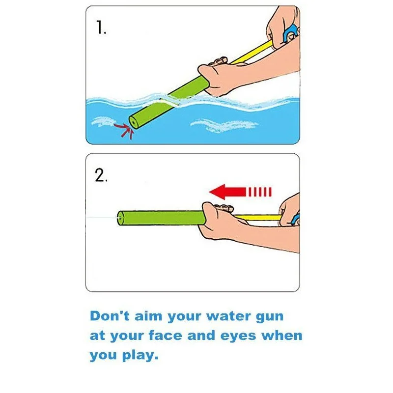 Пенопластовые Водяные Пистолеты Пистолет шутер супер пушки игрушки для детей Детские пляжные банные комнаты Детские Банные игрушки