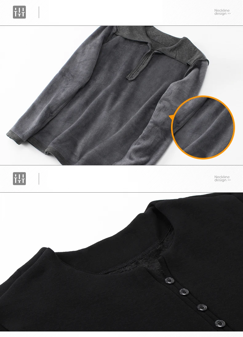 men's cotton undershirts long sleeve underwear mens fashion 2019 clothes plus velvet thickening shirts button bottom shirt tops (7)