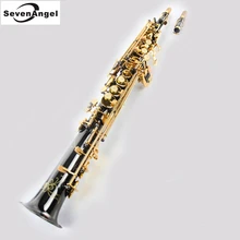 Soprano Saxophone Bb Wind Instrument Sax Western Instruments Black saxofone saxofon Soprano Musical Instruments black saxofon Soprano Saxophone Bb Wind Instrument Sax Western Instruments Black saxofone saxofon Soprano Musical Instruments black saxofon